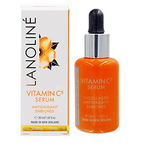 Lanoline Super Vitamin C 5, Collagen, and Natural Antioxidants Facial Skin Firming Serum