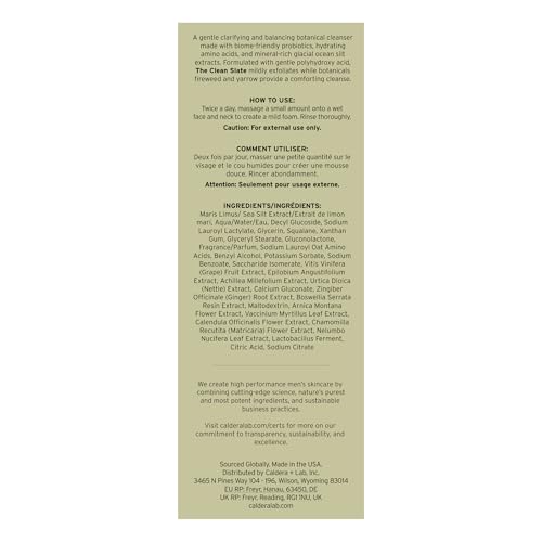 Caldera-Lab-The-Clean-Slate-Mens-Organic-Foaming-Facial-Cleanser-for-Dry-Sensitive-Normal-Skin--Vegan-Natural-Antioxidant-Packed-Exfoliating-Face-Wash-0-4