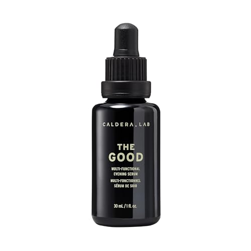 Caldera + Lab The Good | Men’s Organic Moisturizing Face Serum for Dry, Sensitive, & Normal Skin – Vegan, Natural & Antioxidant Packed Skincare Facial Oil