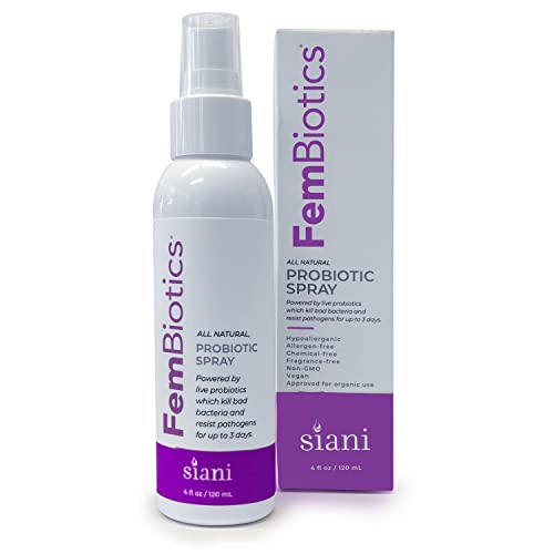FemBiotics -Topical Probiotic Body Care for Women 4oz – Hypoallergenic, Vegan, Non GMO, GF, 100% Natural Live Probiotic, External + Internal Use, Totally Safe, No Refrigeration Required