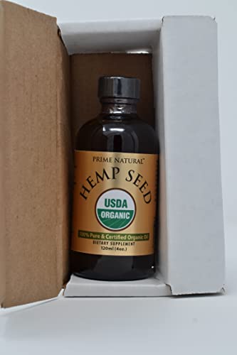 Prime-Natural-Organic-Hemp-Seed-Oil-4oz-USDA-Certified-Sativa-Oil-Pure-Cold-Pressed-Virgin-Unrefined-Vegan-Food-Grade-High-Omega-3-6-9-Fatty-Acids-Good-for-Face-Body-Skin-Hair-Care-0-3
